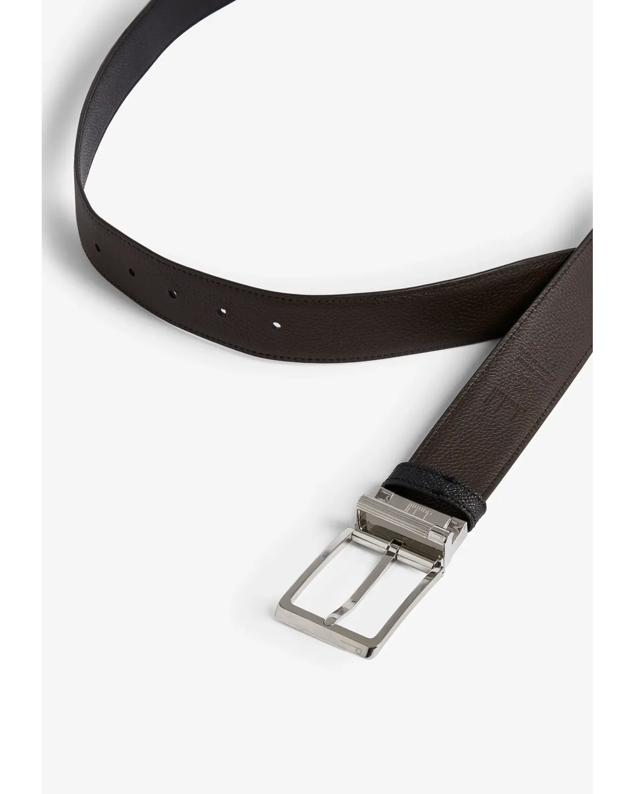 リバーシブル 35mm ラウンドローラーバックル カドガンレザーベルト