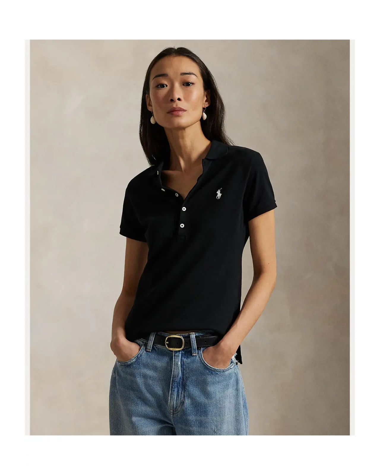 POLO RALPH LAUREN スリム フィット ストレッチ ポロシャツ | Matsuya