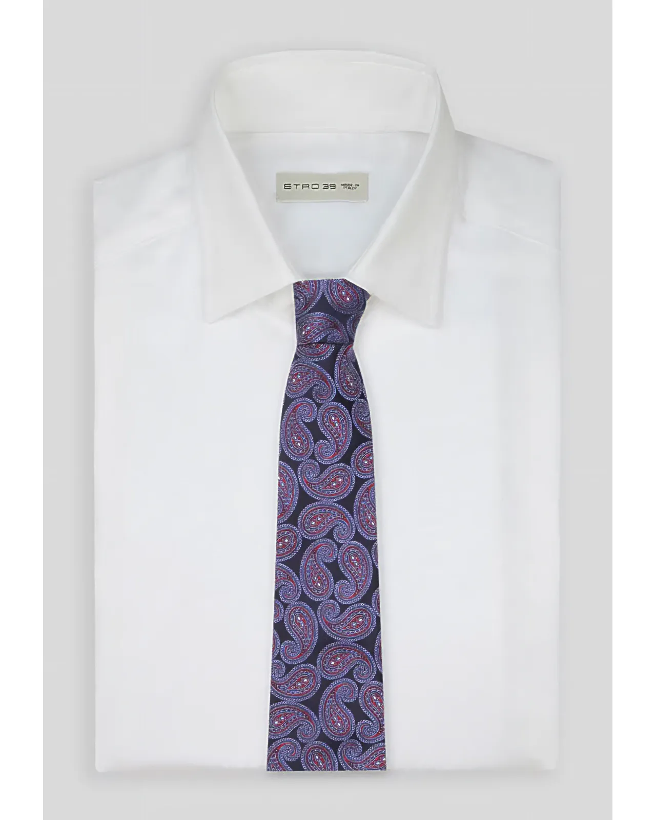 美品 ヴェルサーチ ネクタイ シルク ペイズリー柄 総柄 紫 ジャカード 美品 ヴェルサーチ ネクタイ シルク ペイズリー柄 総柄 紫 ジャ