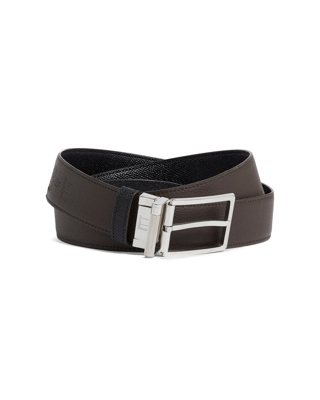 リバーシブル 35mm ラウンドローラーバックル カドガンレザーベルト