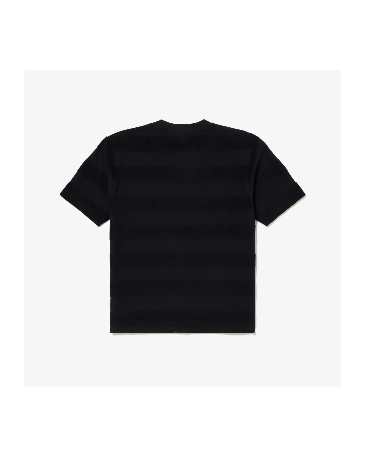 オーバーサイズ パイル地切り替え同色ボーダーTシャツ | Matsuya Ginza