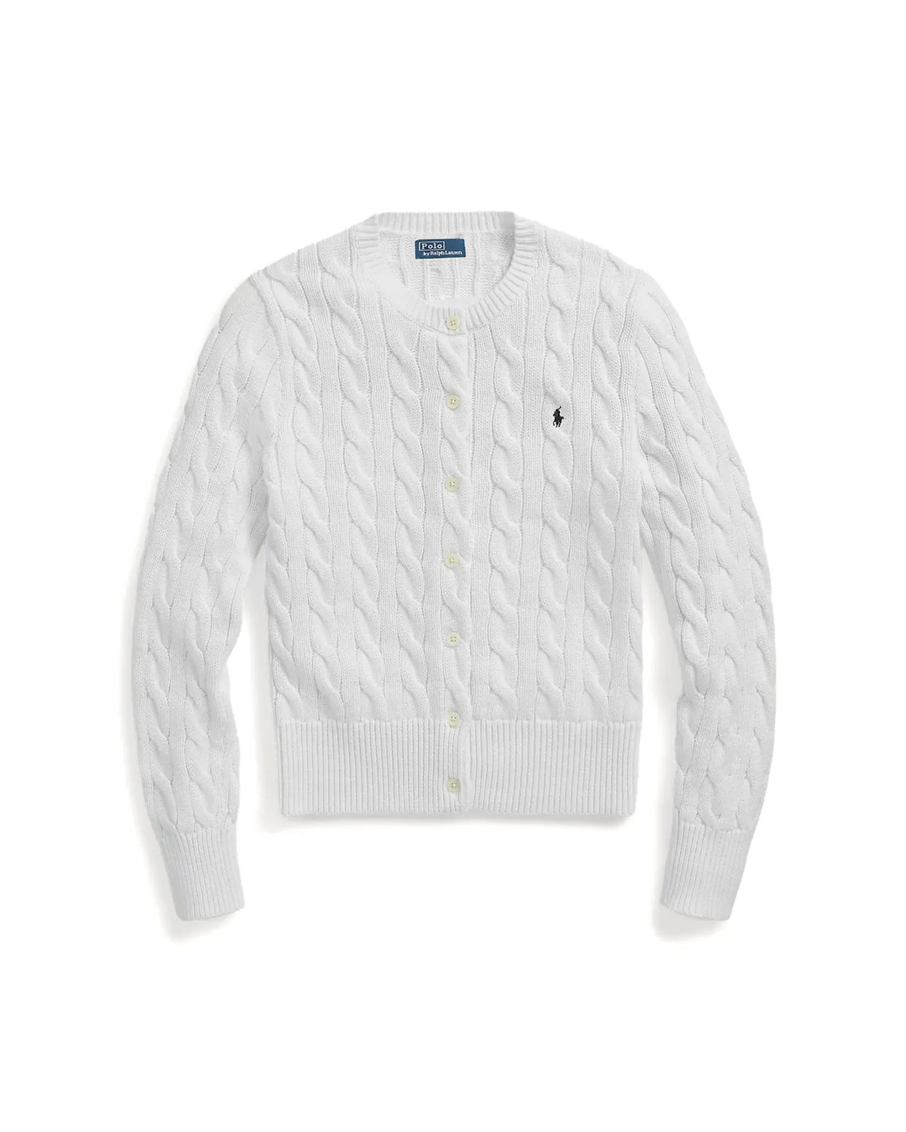 POLO RALPH LAUREN ケーブルニット コットン クルーネック