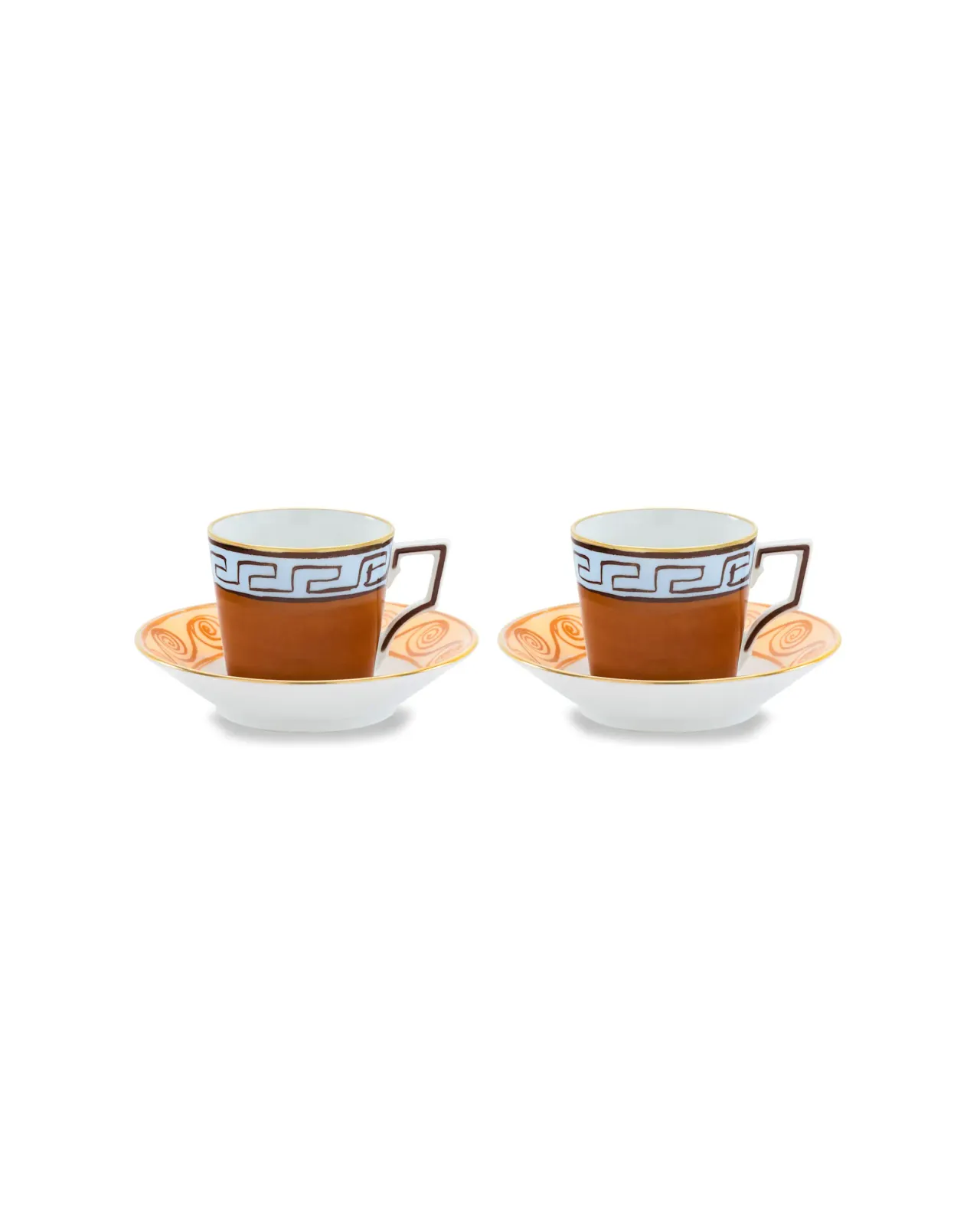 コーヒーカップセット ペアコーヒーセット ブラウン | Matsuya Ginza