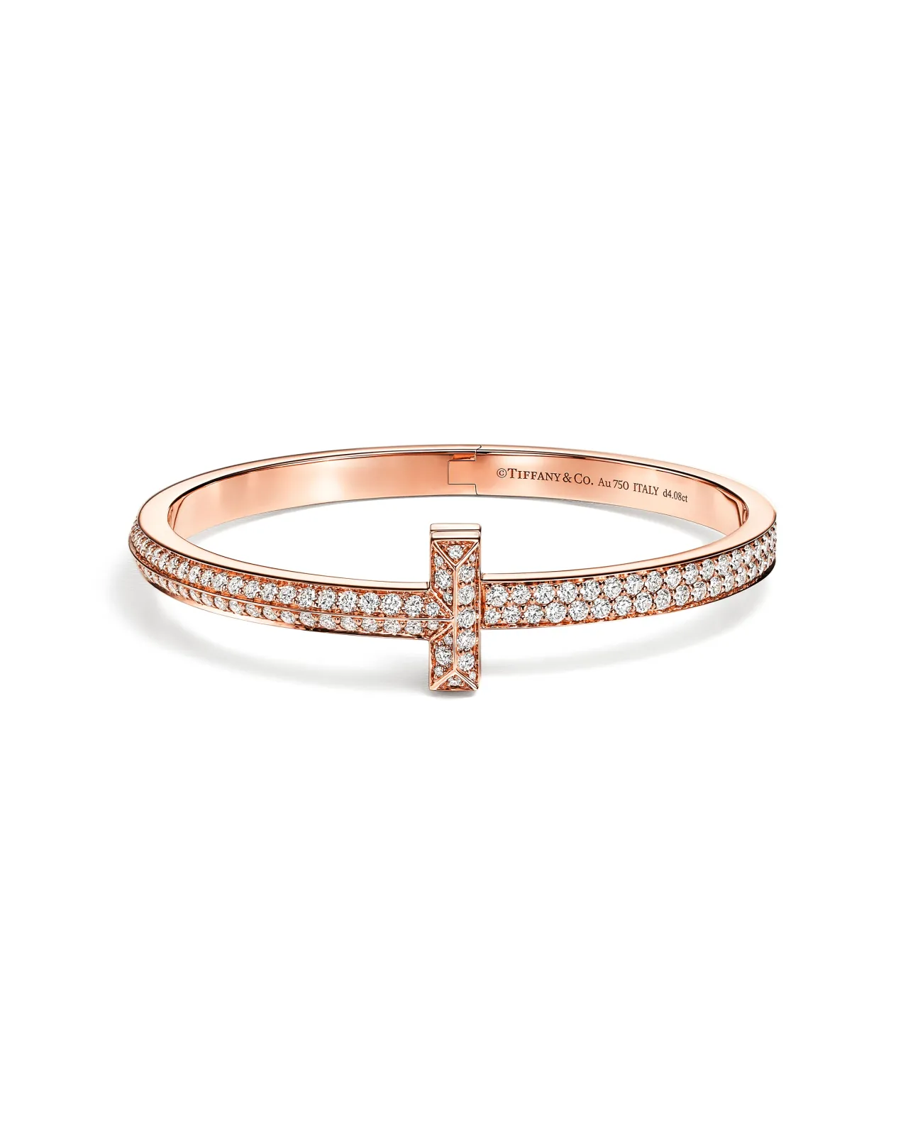 ティファニー T ワン ワイド ダイヤモンド ヒンジ バングル | Matsuya