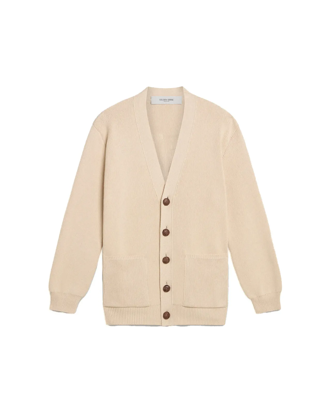 未使用 DOLCE & GABBANA ベージュ カーディガン 40 DOLCE&GABBANA - DOLCE&GABBANA カーディガン 40(M位) グレー 【古着