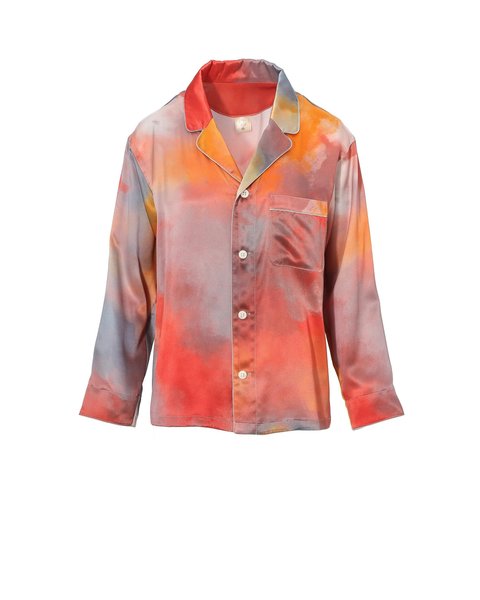 ウォータカラー シルクパジャマ | Matsuya Ginza