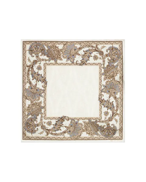 ボタニカル シルク ポケットチーフ 43 x 43cm | Matsuya Ginza