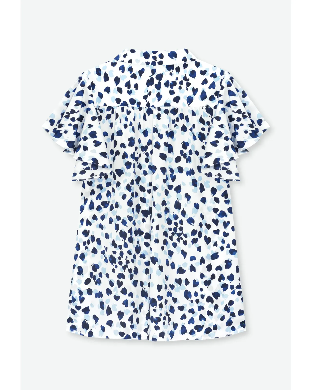 Heart Leopard Print Blouse | Matsuya Ginza