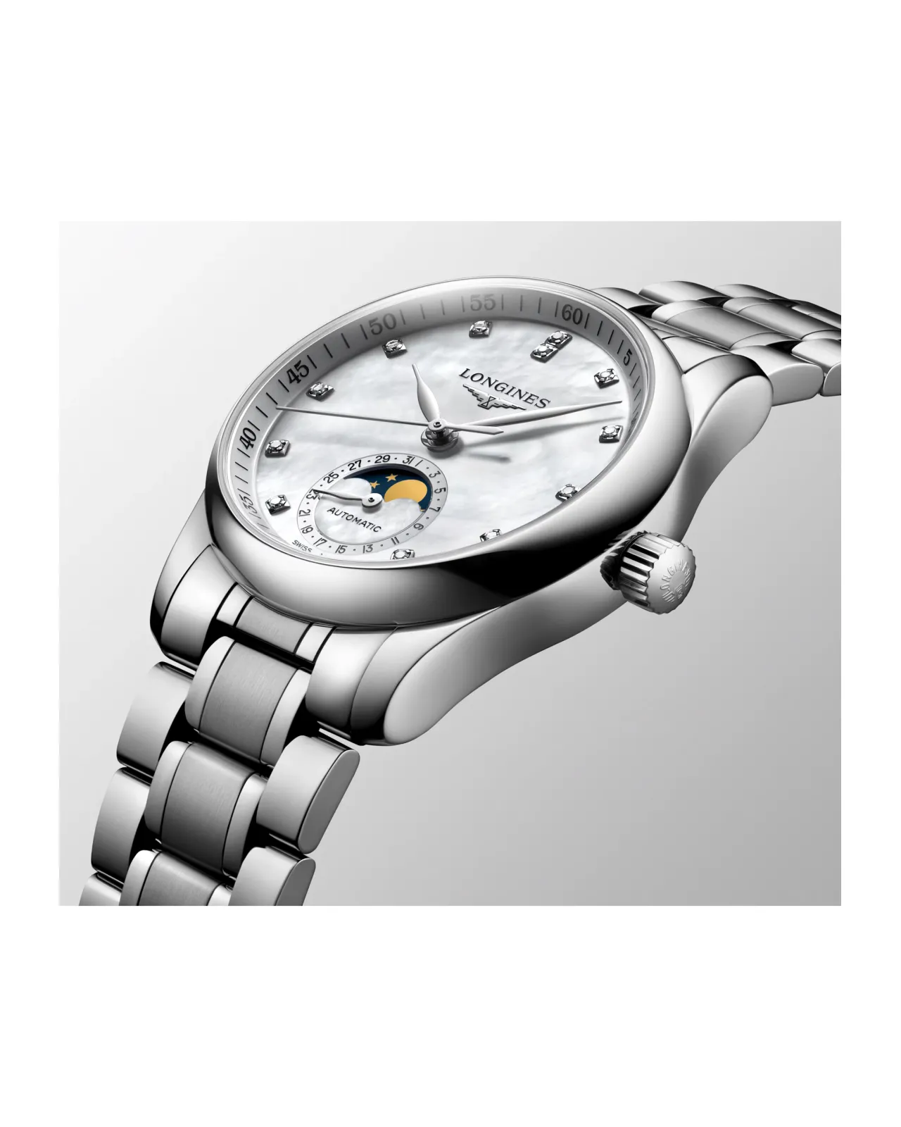 ロンジン マスター コレクション ムーンフェイズ 34mm | Matsuya Ginza