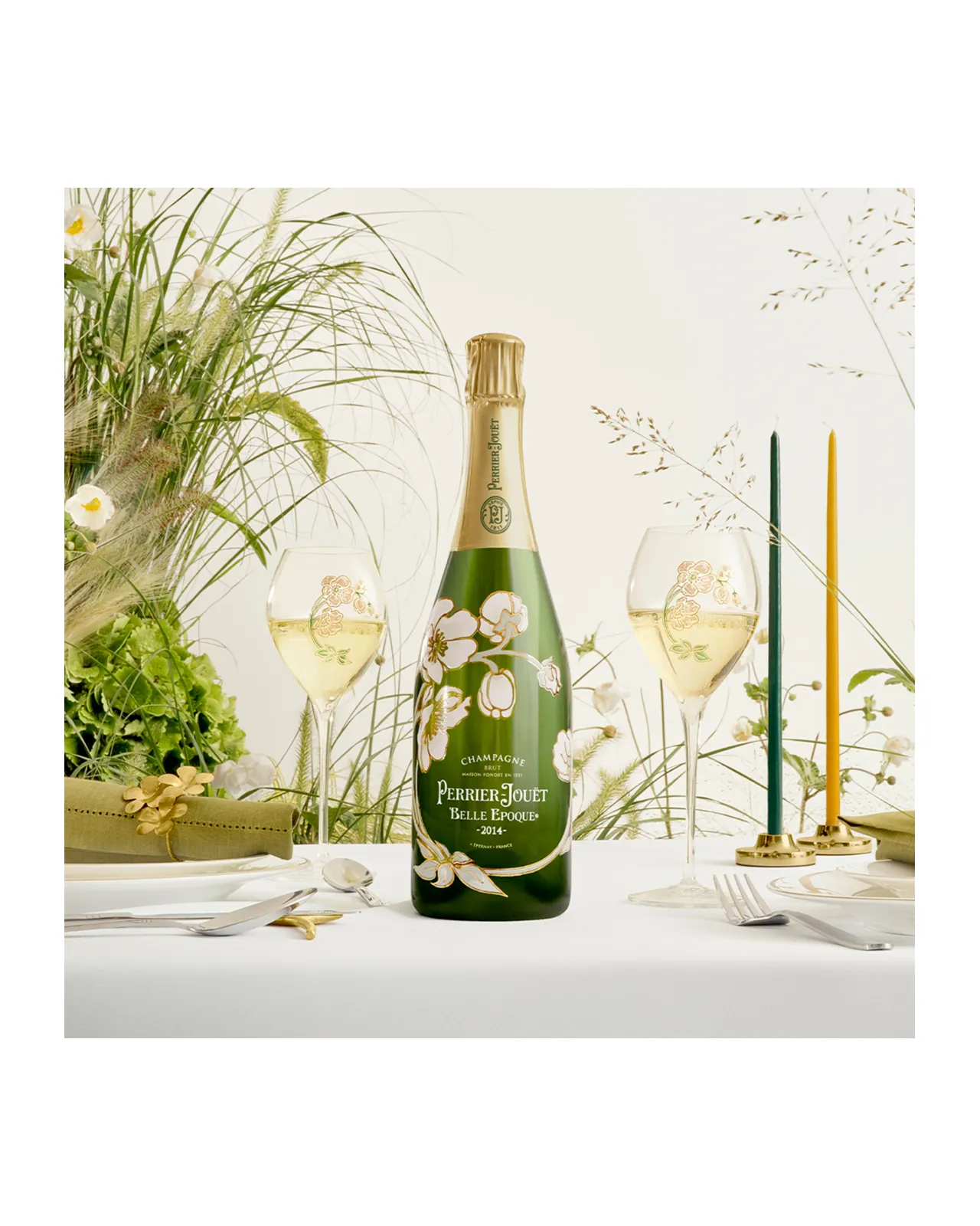 ペリエジュエ ベルエポック 2014 2本 ペリエ・ジュエ ベル・エポック 2014 グラス2脚セット＜リゾート