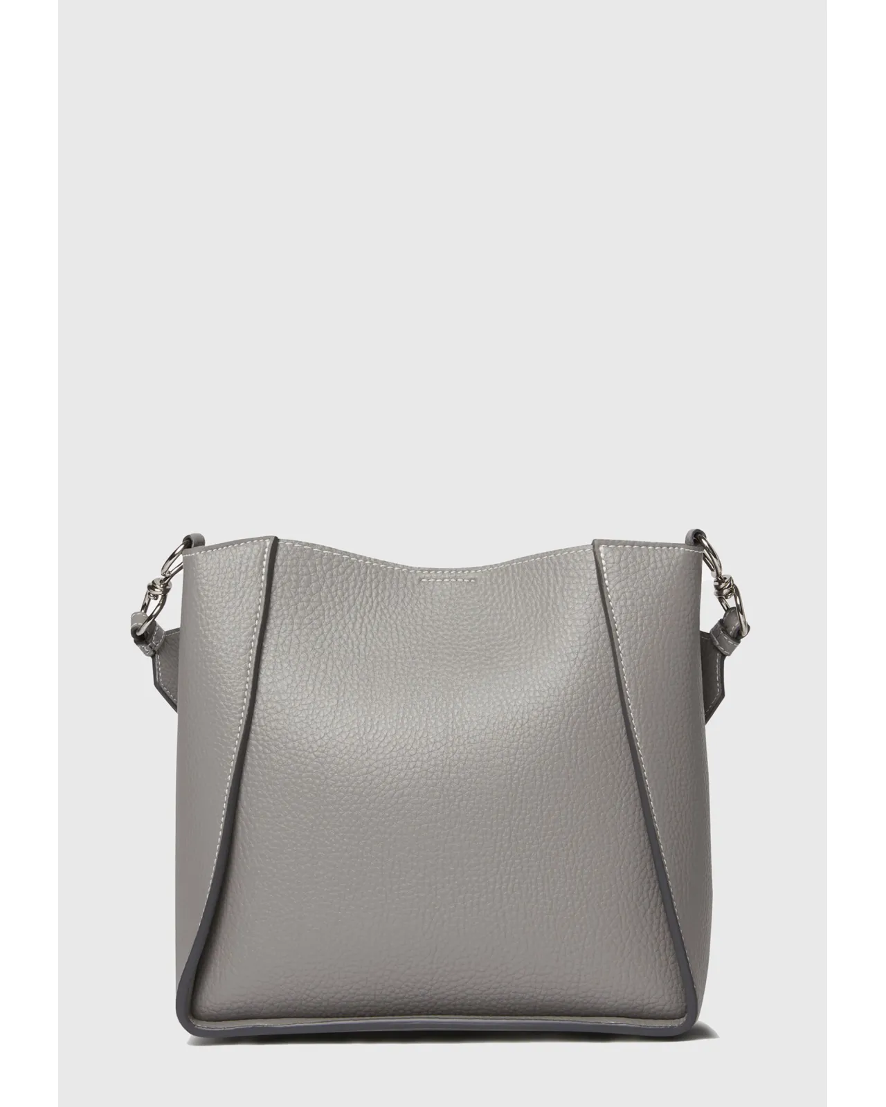 ロゴ スクエア クロスボディ バッグ スモークグレー | Matsuya Ginza