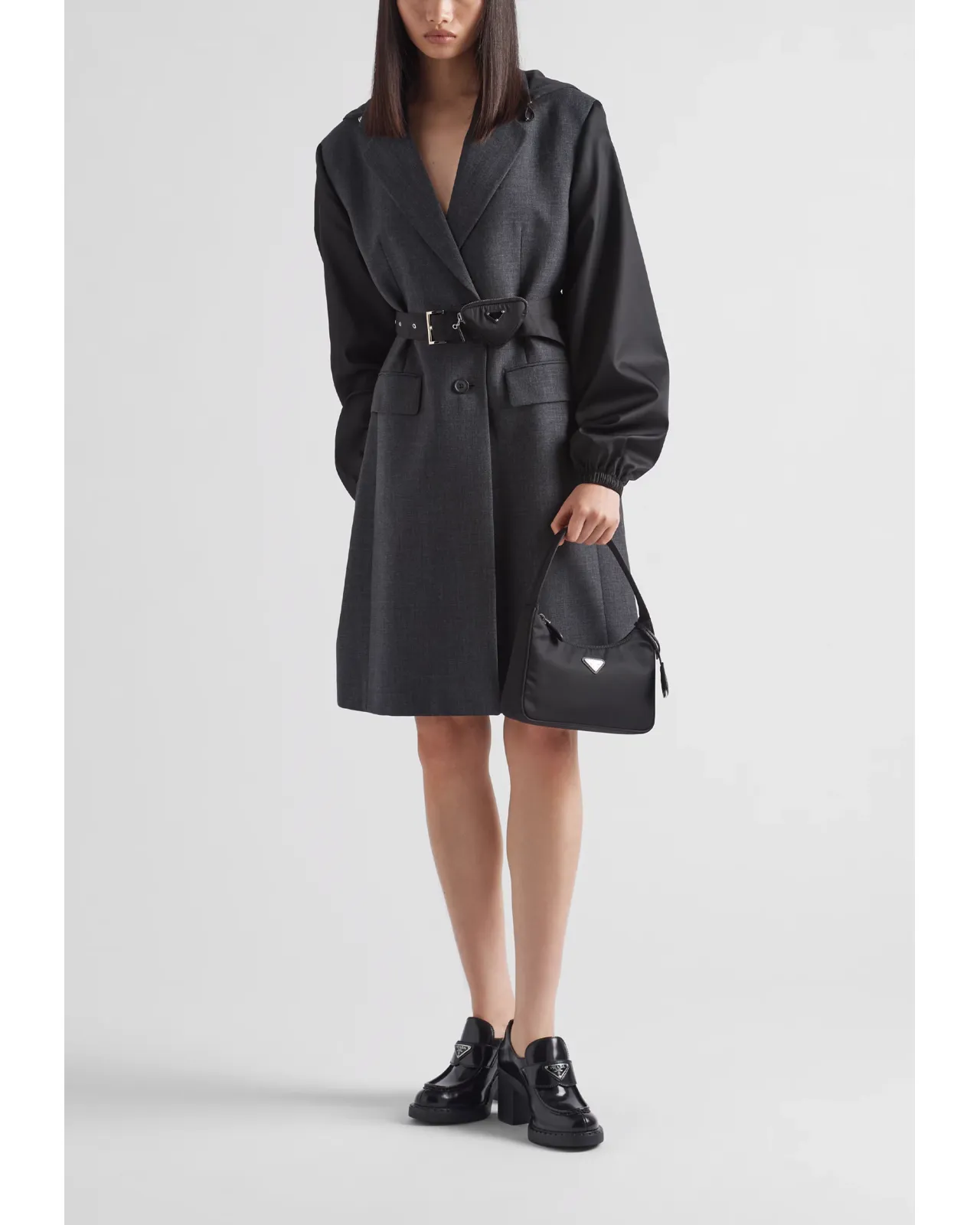 プラダ Re-Edition 2000 Re-Nylon ミニバッグ ピンク プラダ Re-edition 2000 Re-nylon ミニバッグ | PRADA