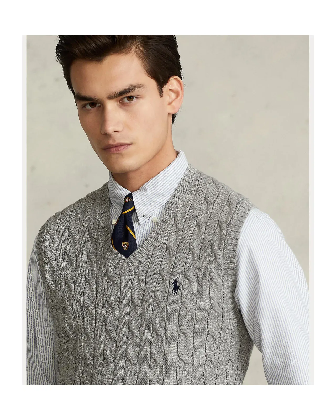Men's cape neck cardigan sweater slim cable knit button black merino wool sweater, Dark Grey