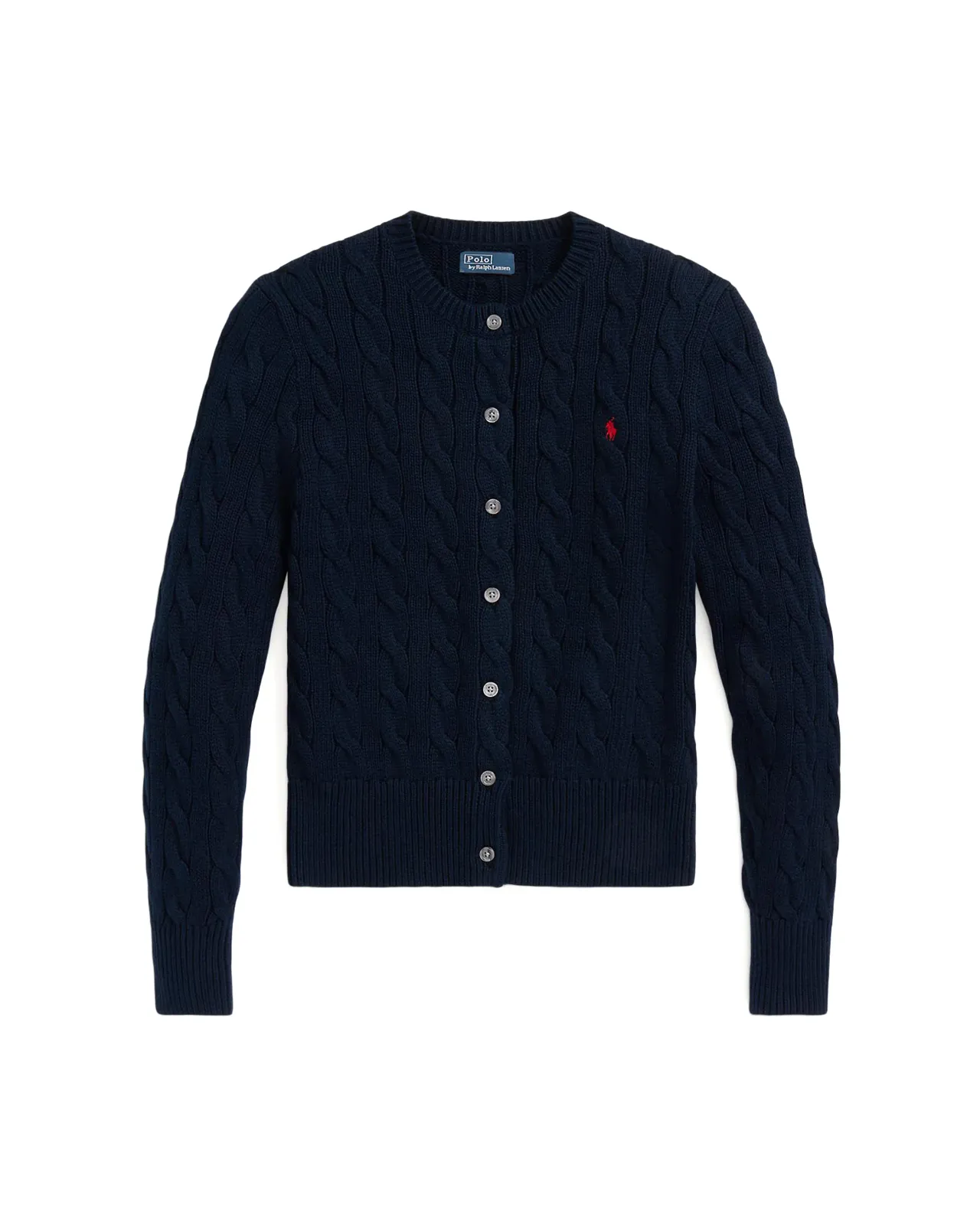 POLO RALPH LAUREN ケーブルニット コットン クルーネック