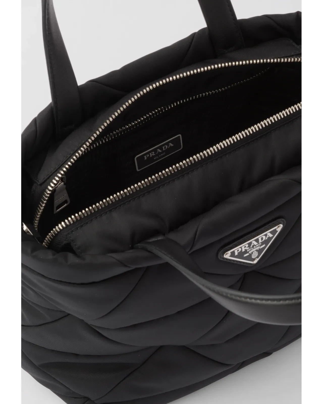 ミニ パデッドRe-Nylon トートバッグ 1BG373 RDJN F0002 V B9O