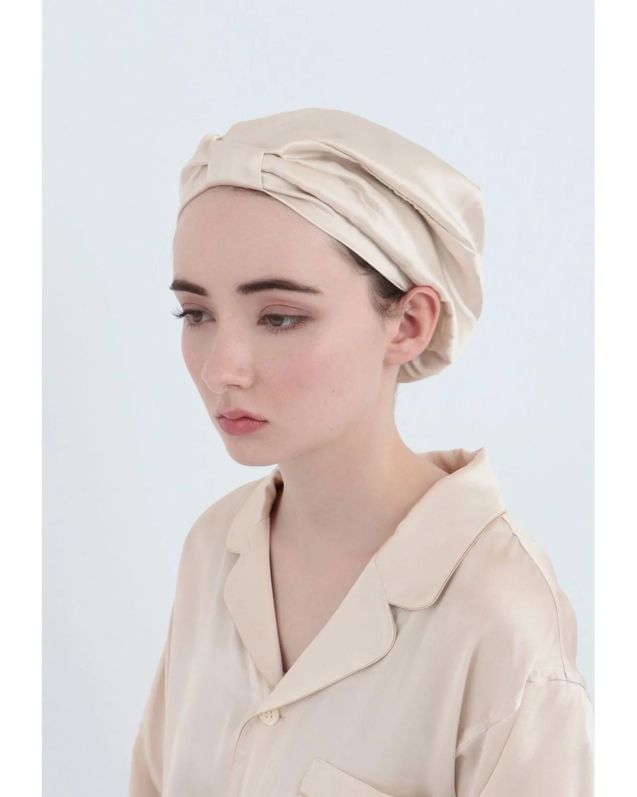 シルクキャップ パールホワイト | Matsuya Ginza