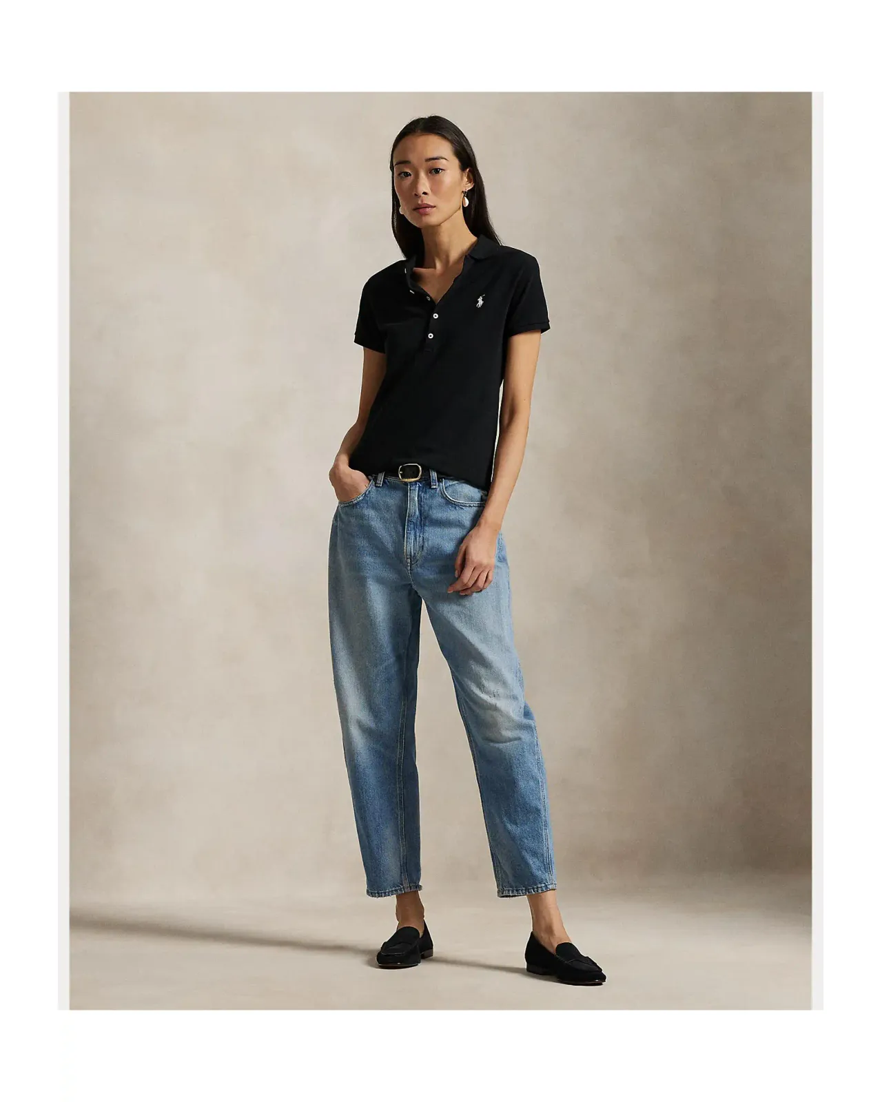 POLO RALPH LAUREN スリム フィット ストレッチ ポロシャツ | Matsuya