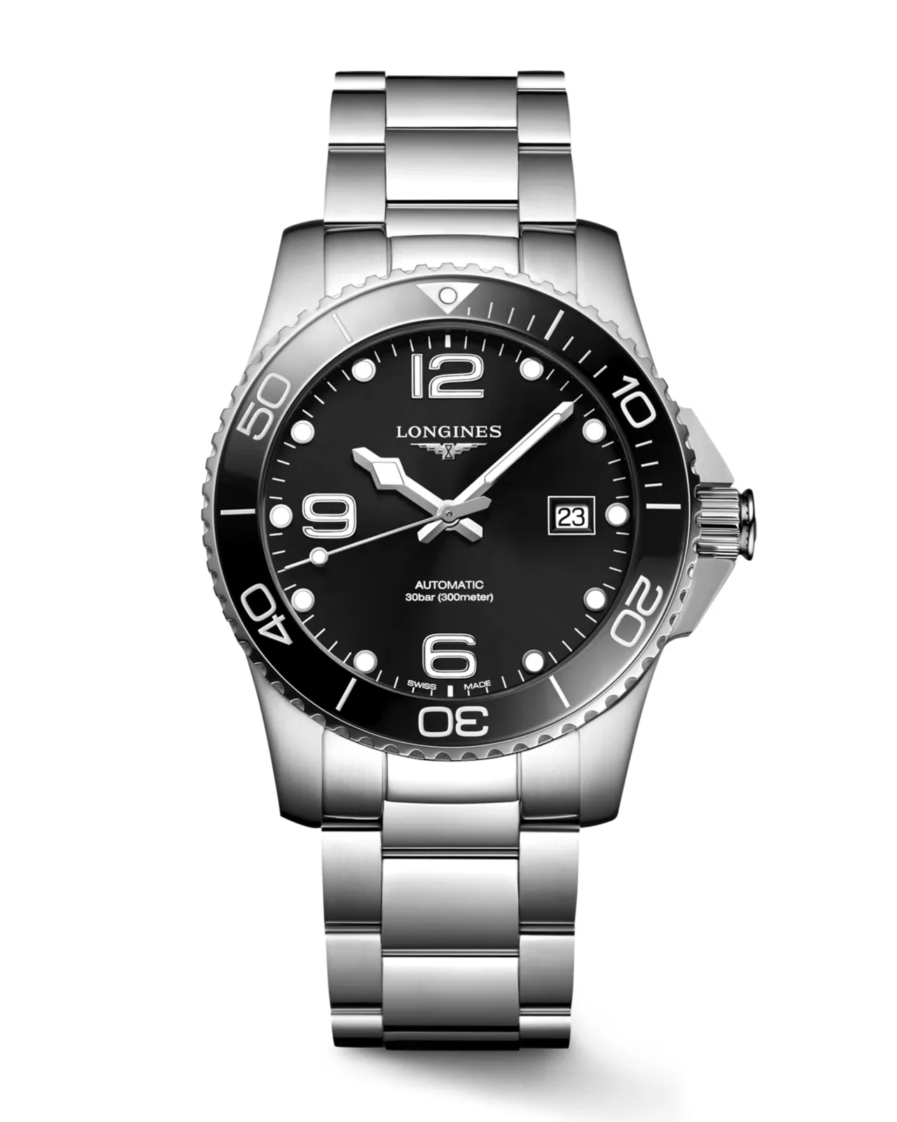 LONGINES ハイドロコンクエスト39mm ブラック　グレーベゼル ハイドロ コンクエスト 41mm | Matsuya Ginza