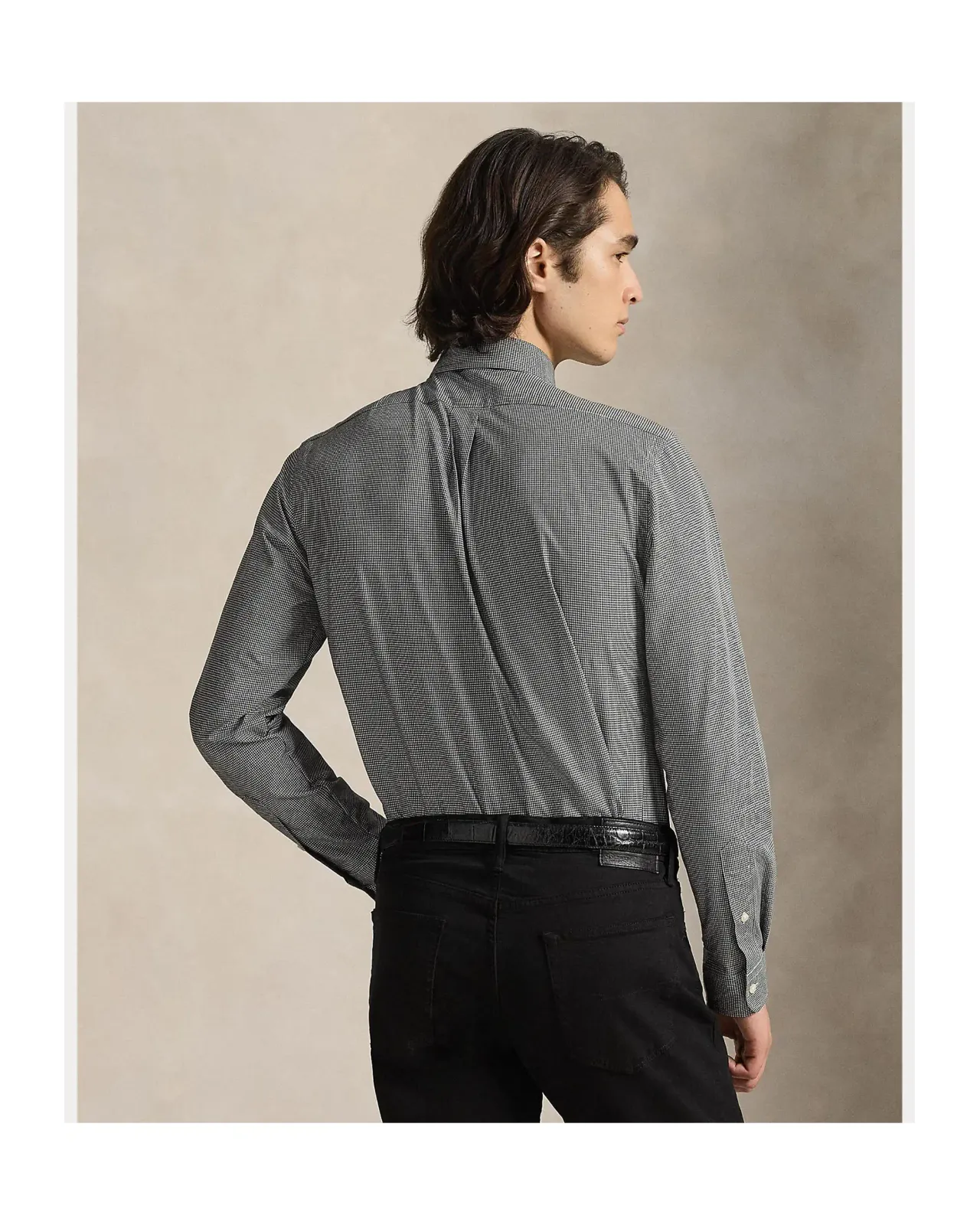 POLO RALPH LAUREN クラシック フィット チェック ストレッチ ポプリン