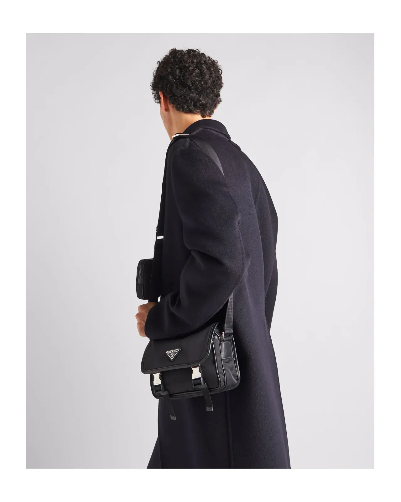 Re-Nylon xサフィアーノレザー ショルダーバッグ | Matsuya Ginza