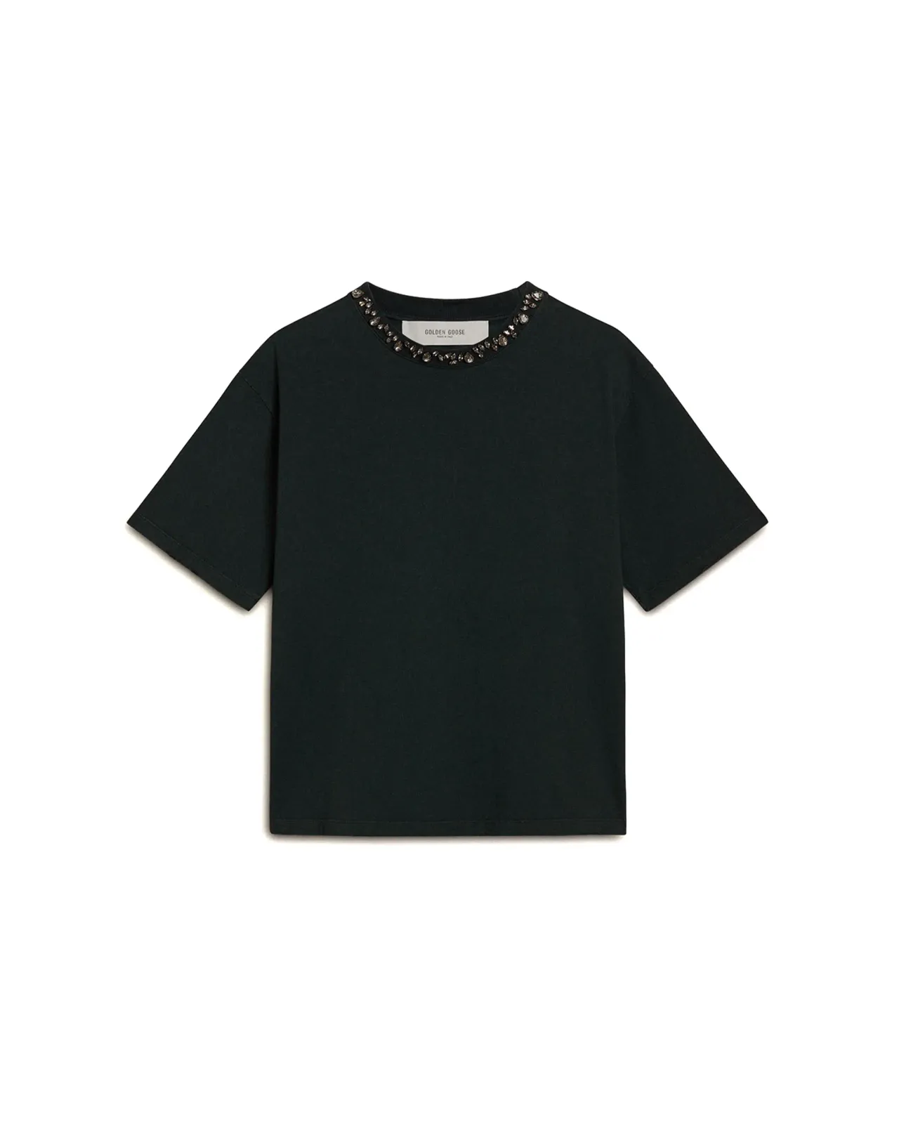 Tシャツ レディース（ブラック） クリスタル | Matsuya Ginza