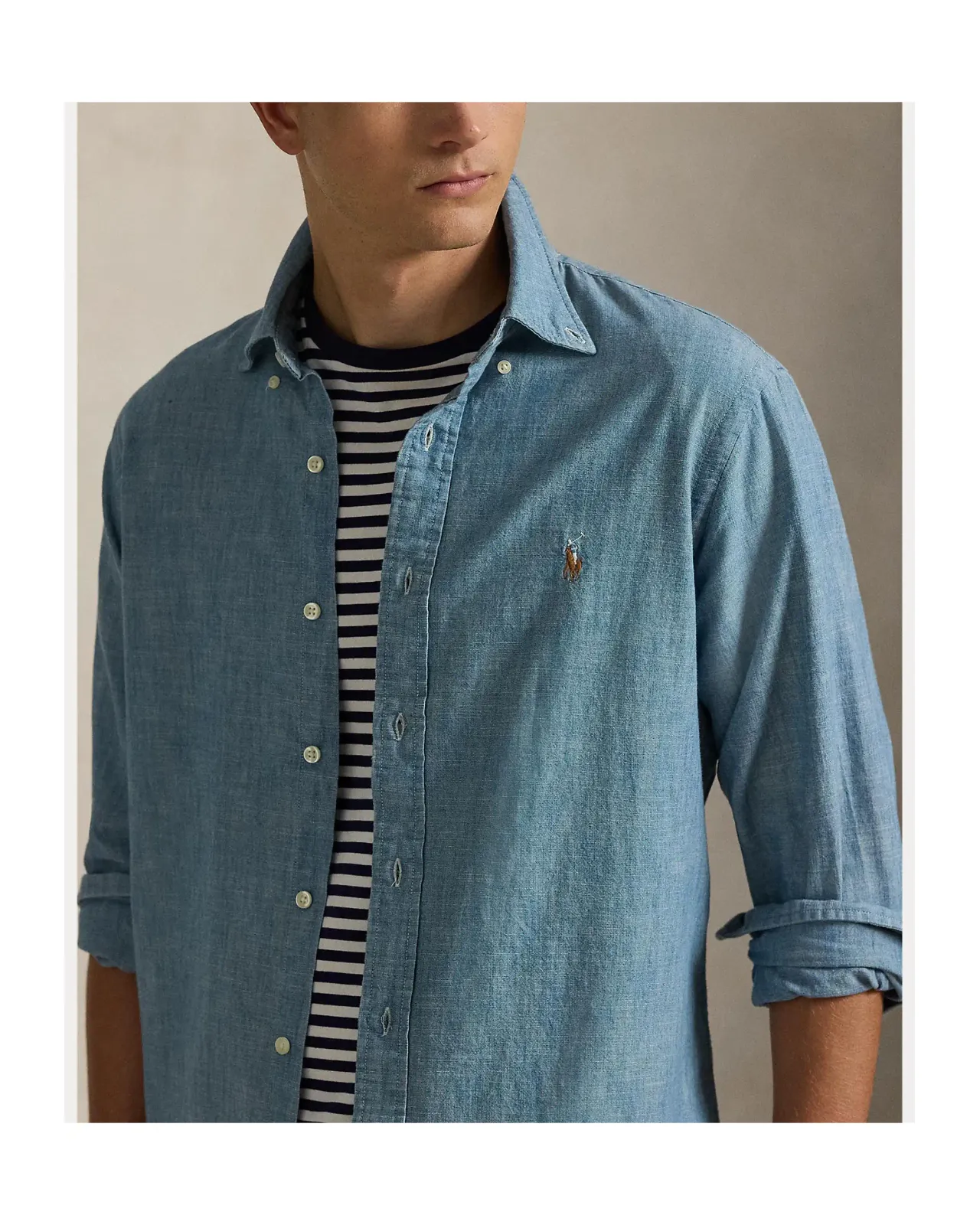 POLO RALPH LAUREN クラシック フィット シャンブレー シャツ