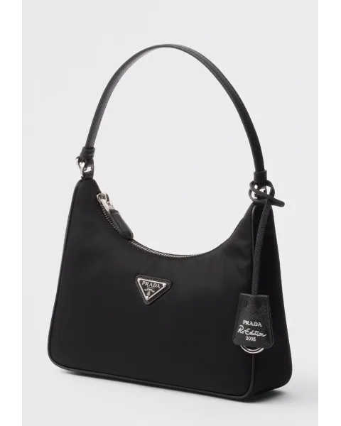 未使用品✨PRADA プラダ　パンプス　リネアロッサ　メタルロゴ　ブラック　黒 プラダ ハンドバッグ レディース ブラック PRADA 1BB114 V TOO