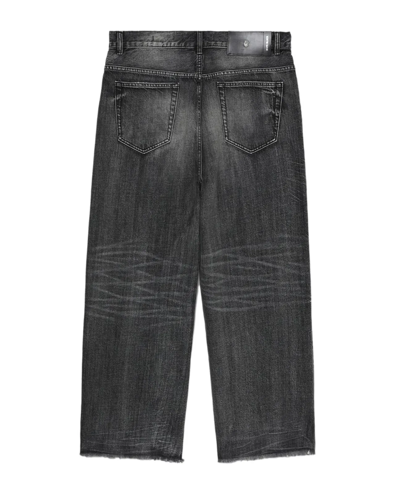 BAPE BLACK PATCHWORK JEANS | Matsuya Ginza