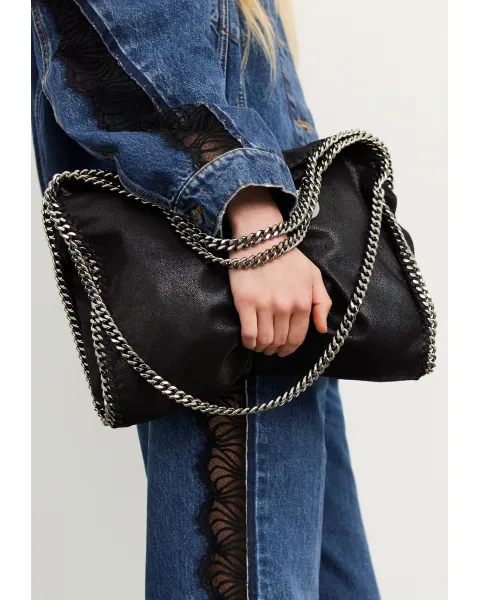 未使用【STELLA McCARTNEY】ファラベラフォールドオーバートート Women クロテッドクリーム ファラベラ フォールドオーバー