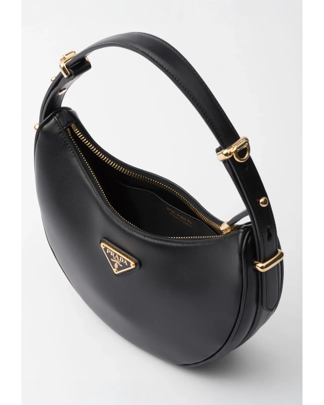 プラダ アーケ スモール レザー ショルダーバッグ 1BC194 ASK F0002 V