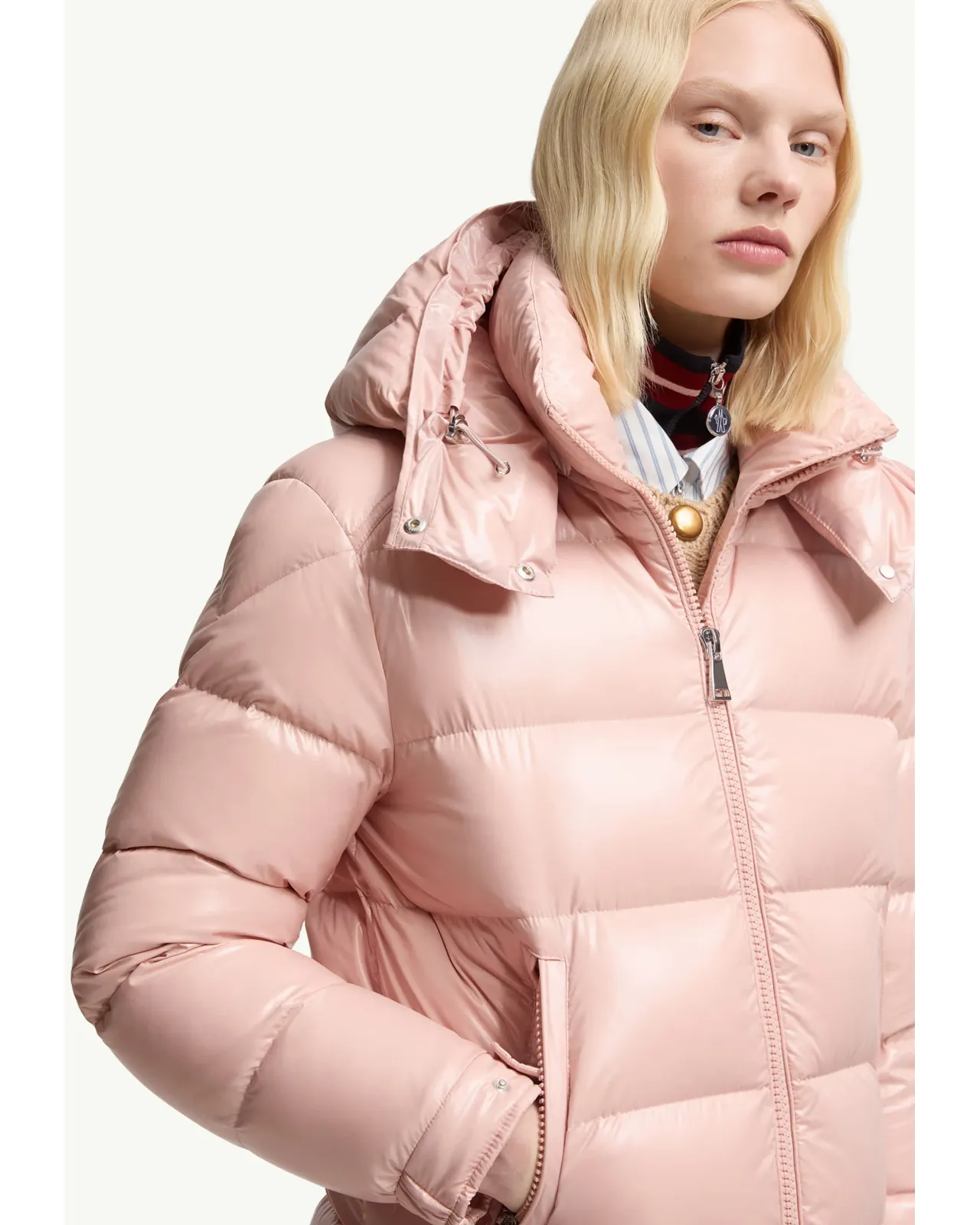 M'S GRACY ピンク ダウンジャケット 42 M'S GRACY ピンク ダウン