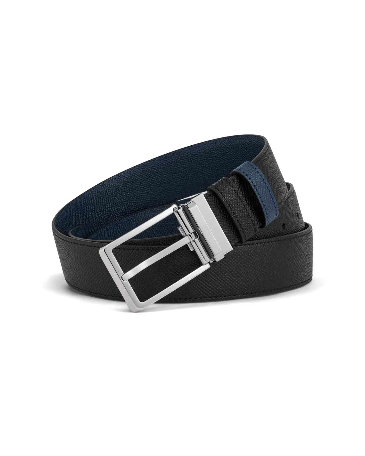 リバーシブル ラウンドファセットバックル カドガンレザー ベルト