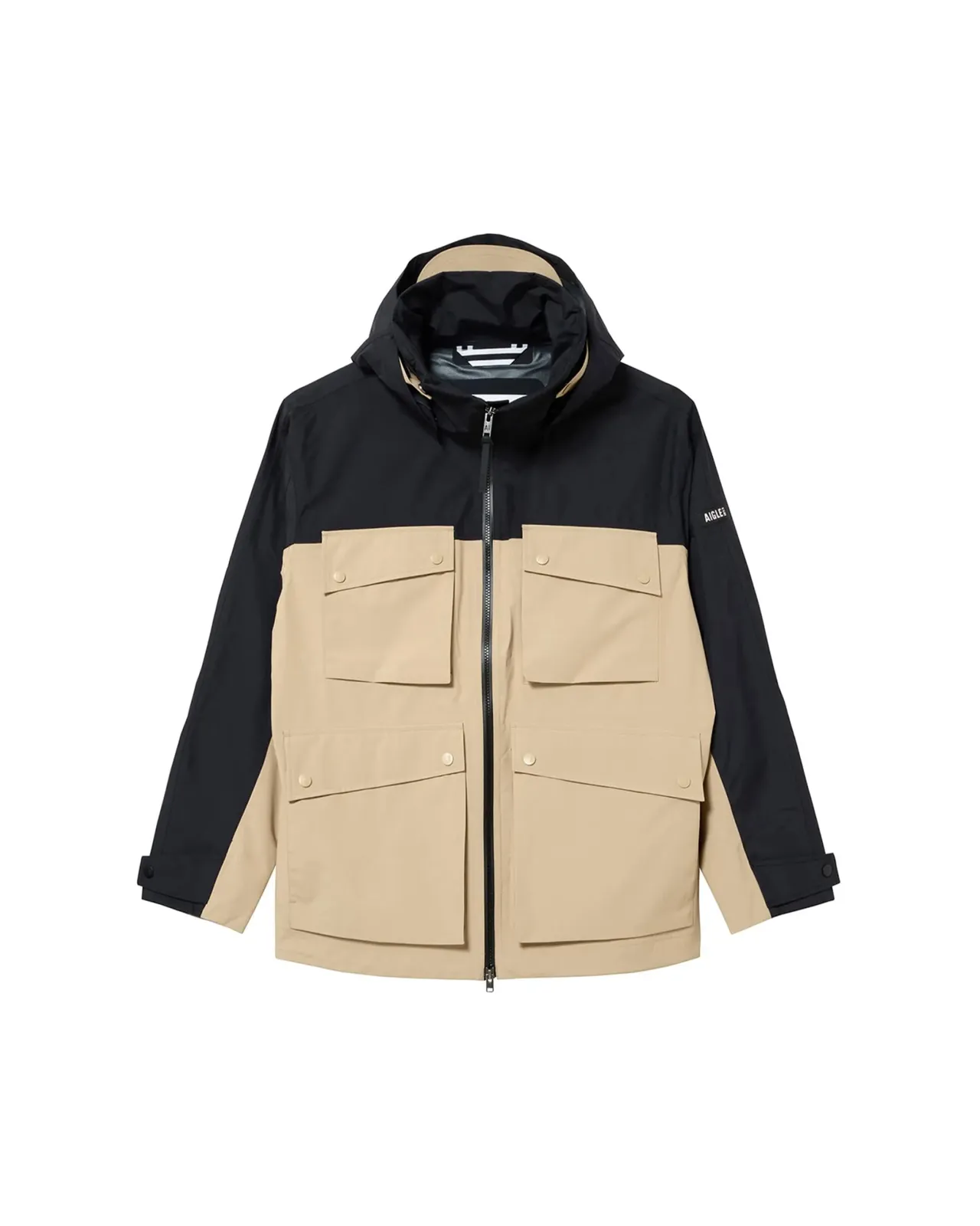 ジャケット・アウター fur docking multi pocket hooded coat ジャケット・アウター fur docking multi pocket hooded coat