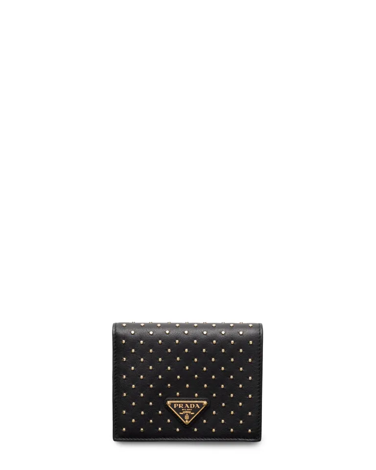 PRADA★スタッズドレザー財布（ブラック） 楽天市場】プラダ スタッズ 財布 PRADAの通販