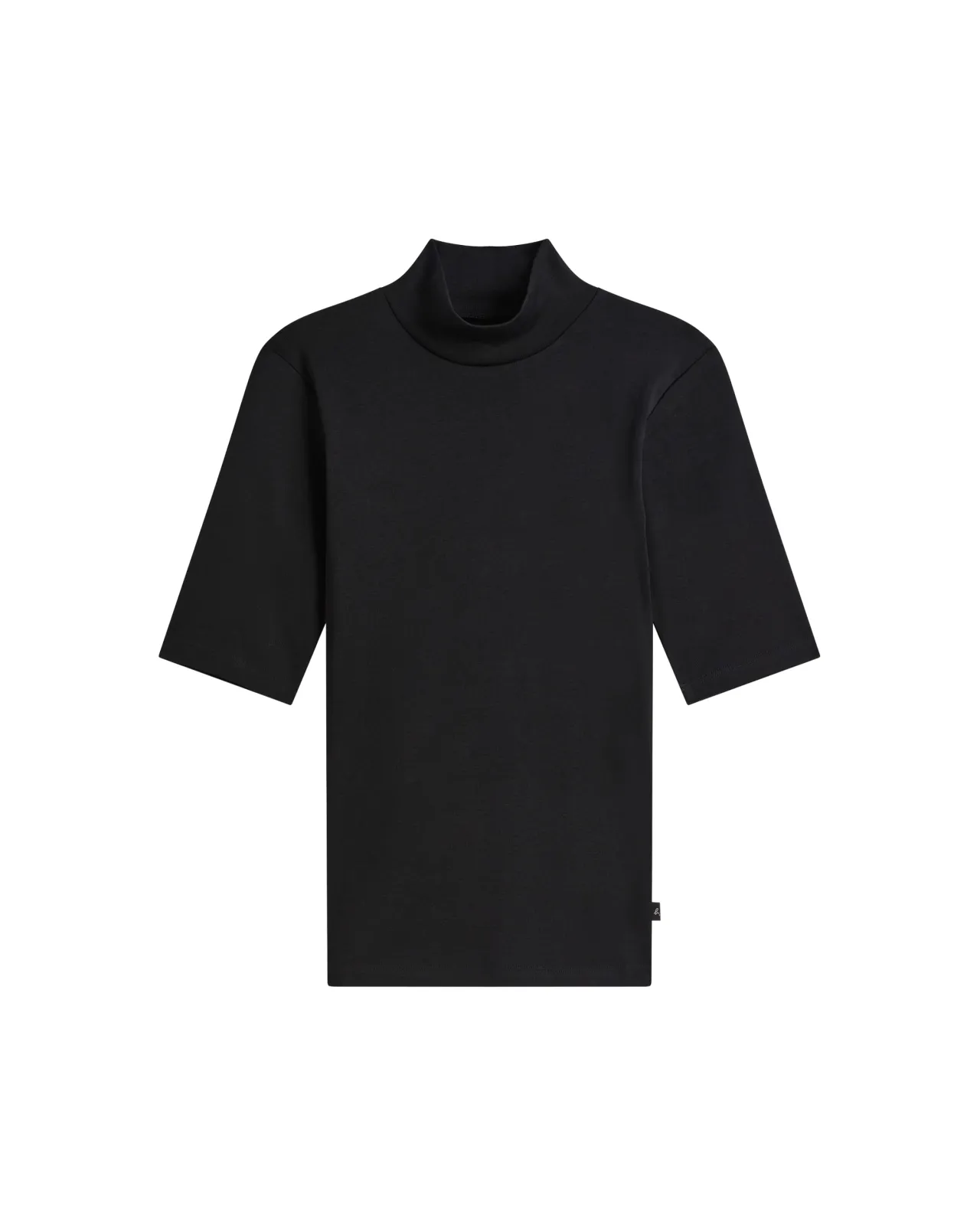 オーガニックコットン 半袖 ハイネックTシャツ 