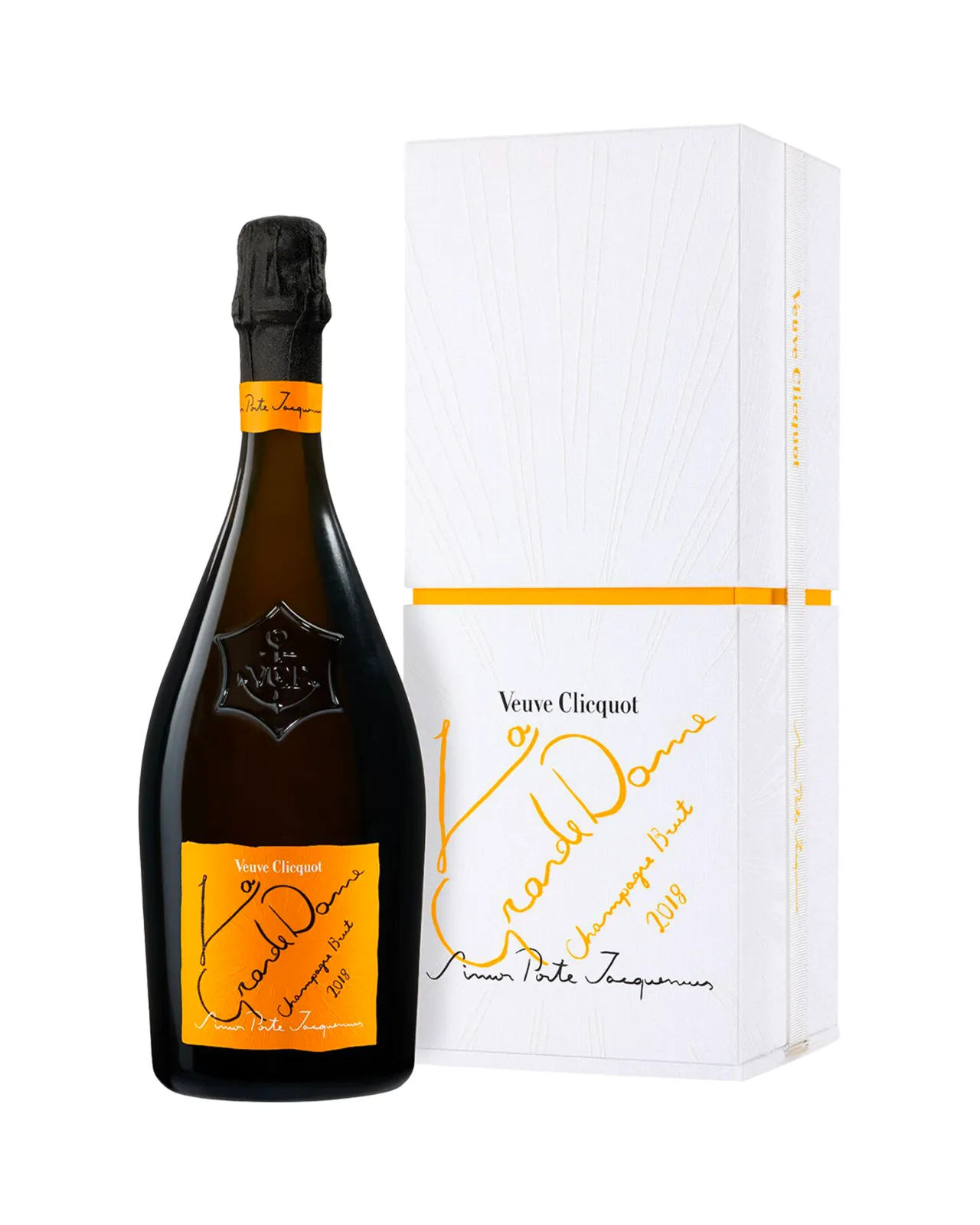 ヴーヴ・クリコ ラ・グランダム 2018 箱付き シャンパン　新品未開封 ヴーヴ・クリコ ラ・グランダム 2018 × Jacquemus 750ml | Matsuya Ginza