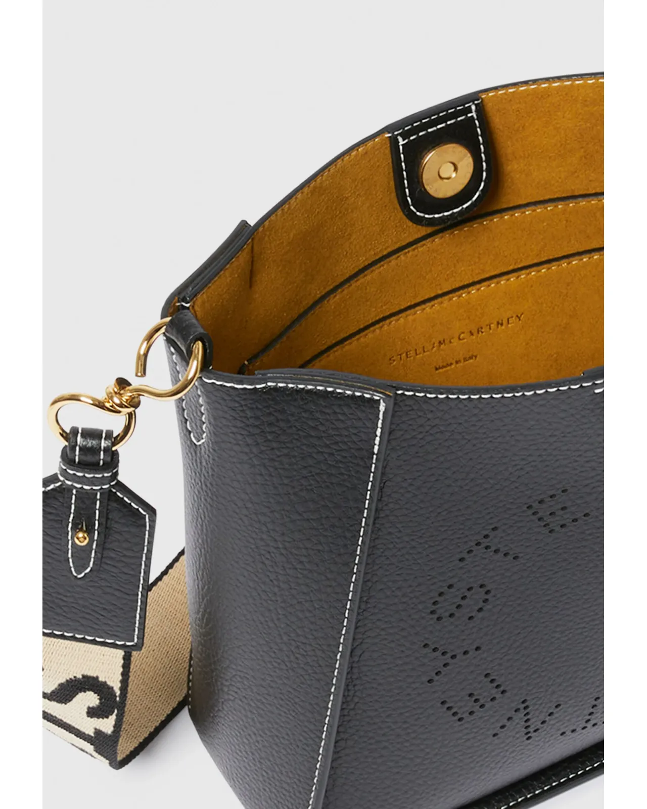 STELLA McCARTNEYロゴミニクロスボディショルダー バッグ新品未使用 ステラ ロゴ ミニ クロスボディバッグ ブラック | Matsuya Ginza