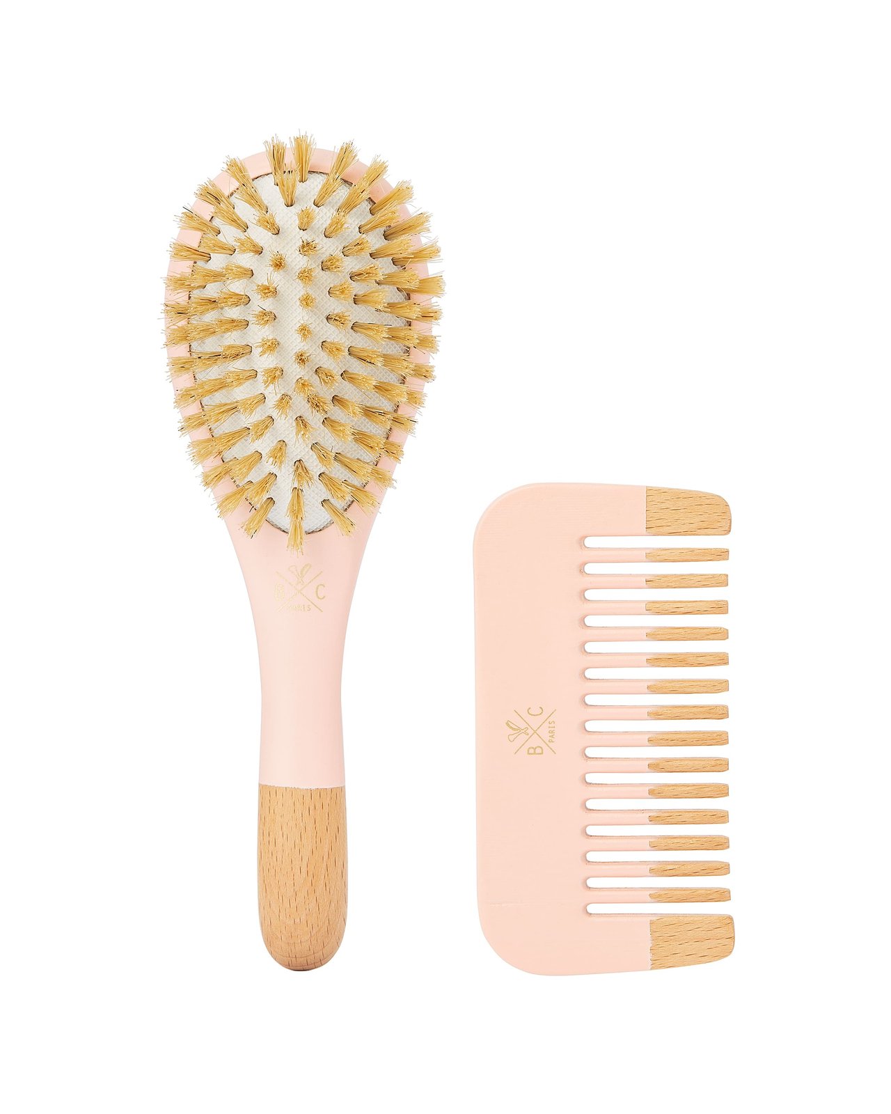 ベビーブラシ&コームセット ピンク | Matsuya Ginza