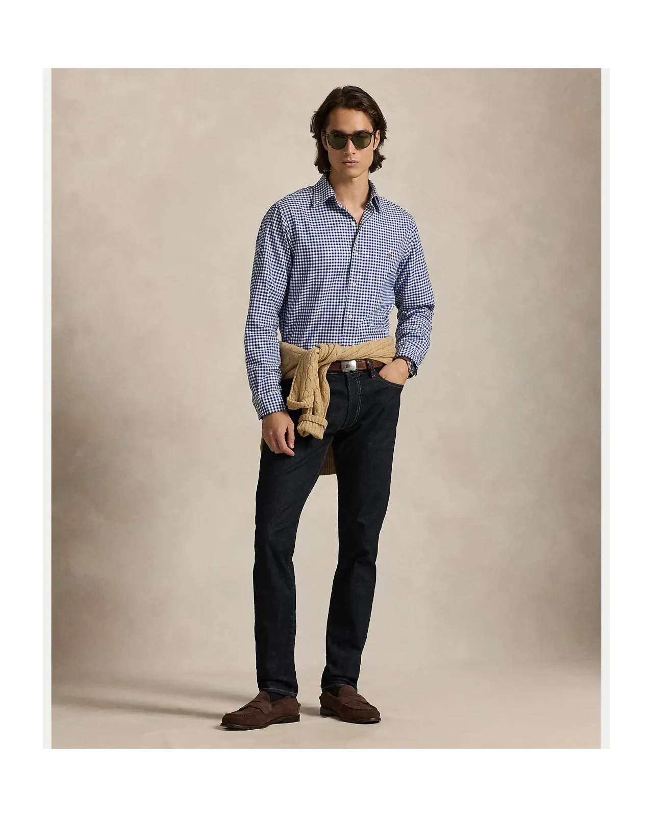 POLO RALPH LAUREN クラシック フィット コットン カジュアルシャツ