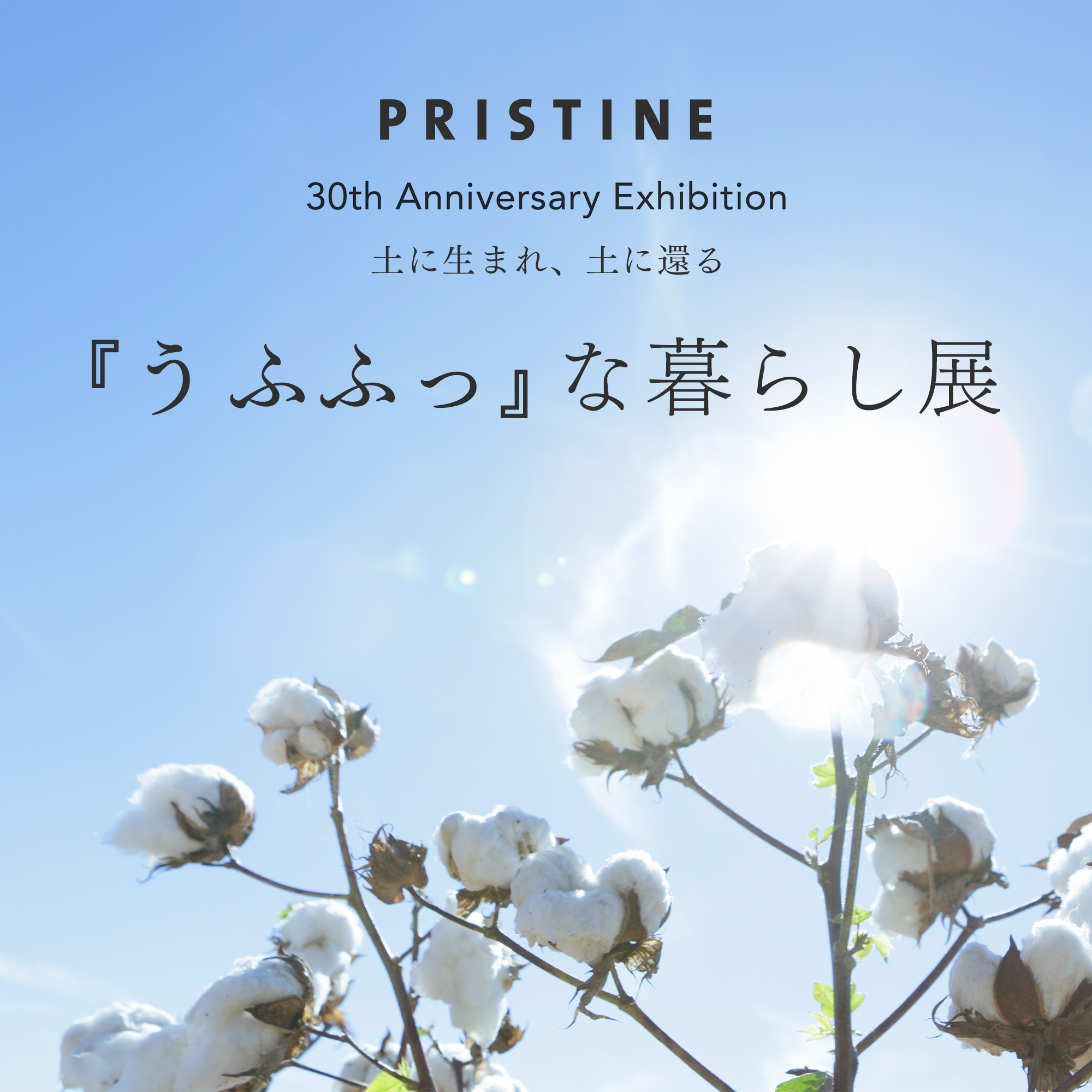 PRISTINE 30周年『う ふふっ』な暮らし展｜松屋銀座｜オーガニック