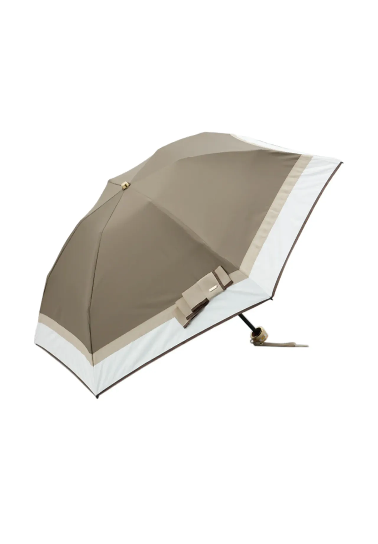 Beaurance Summer Shield Ribbon Patchwork All-Weather Parasol Umbrella (Folding Umbrella)