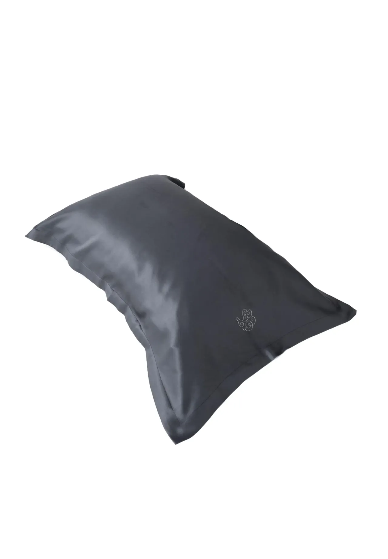 Foo Tokyo Silk Pillowcases Charcoal Grey
