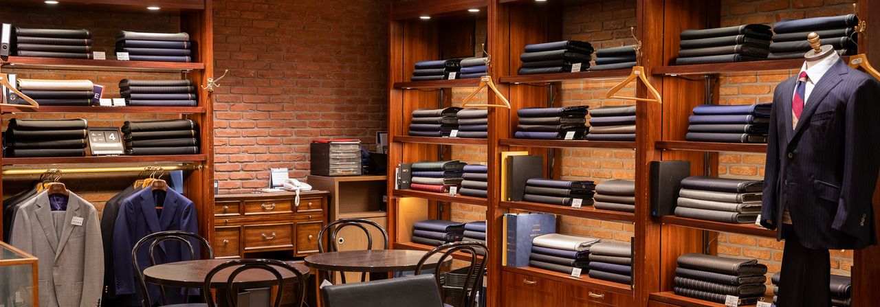 スーツ　松屋銀座　ネイビー　イタリア製生地 松屋銀座｜百貨店品質のパターンオーダースーツ体験 | Matsuya Ginza