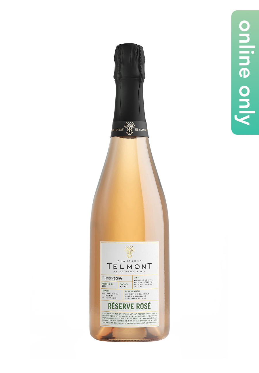 Champagne Telmont Reserve Rosé Sparkling 750ml